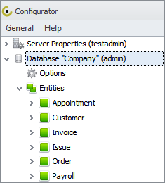 customize business database